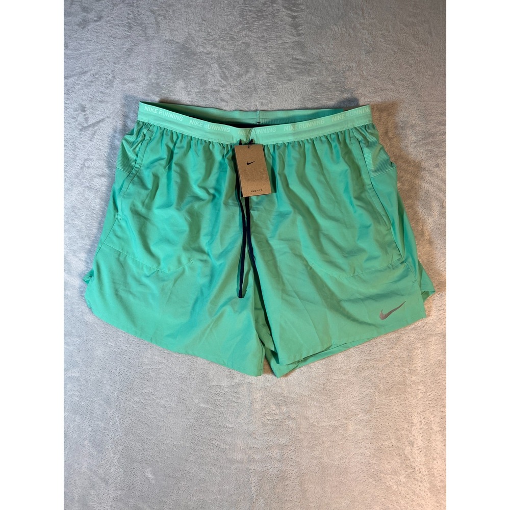 Nike Men's 7" 2 in 1 Lined Running Shorts DM4759 369 Mint Green Size XXL